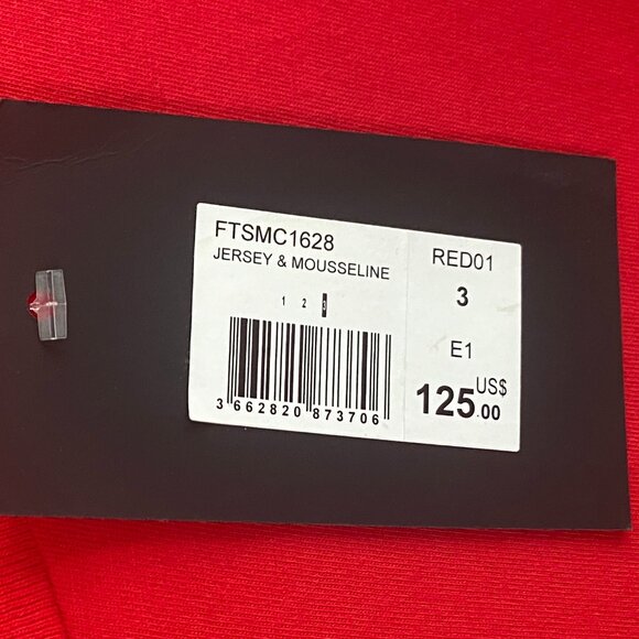 The Kooples Lace Puff Sleeve Crewneck Short Sleeve Shirt - Picture 5 of 7